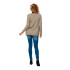 Sudadera Only Onllesly Open Cardigan Beige Mujer
