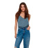 Camiseta Only debbie Singlet Azul Mirage Mujer