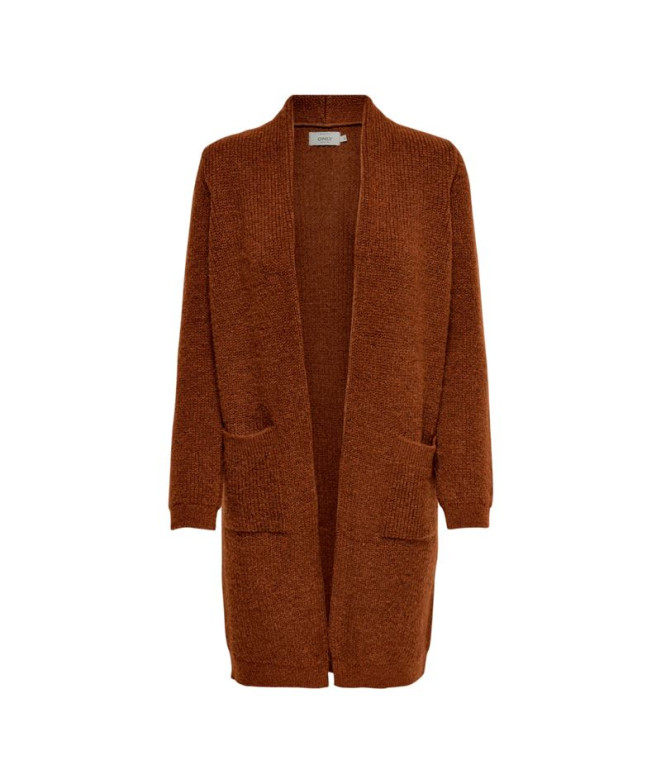 Sudadera Only jade Cardigan Ginger Bread Mujer