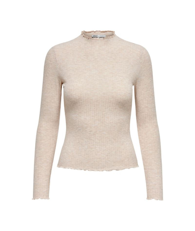 Camiseta Only emma High Pumice Stone Mujer