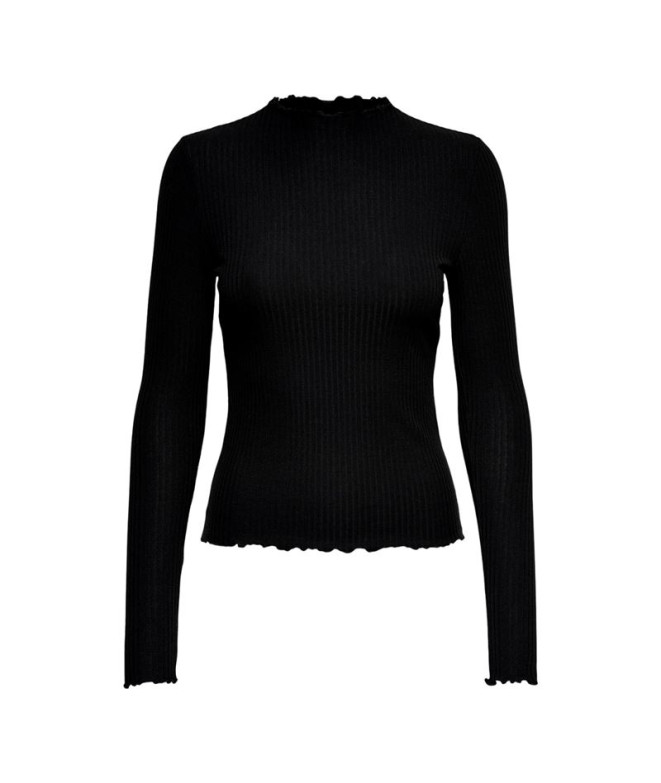Camiseta Only Onlemma High Negro Mujer
