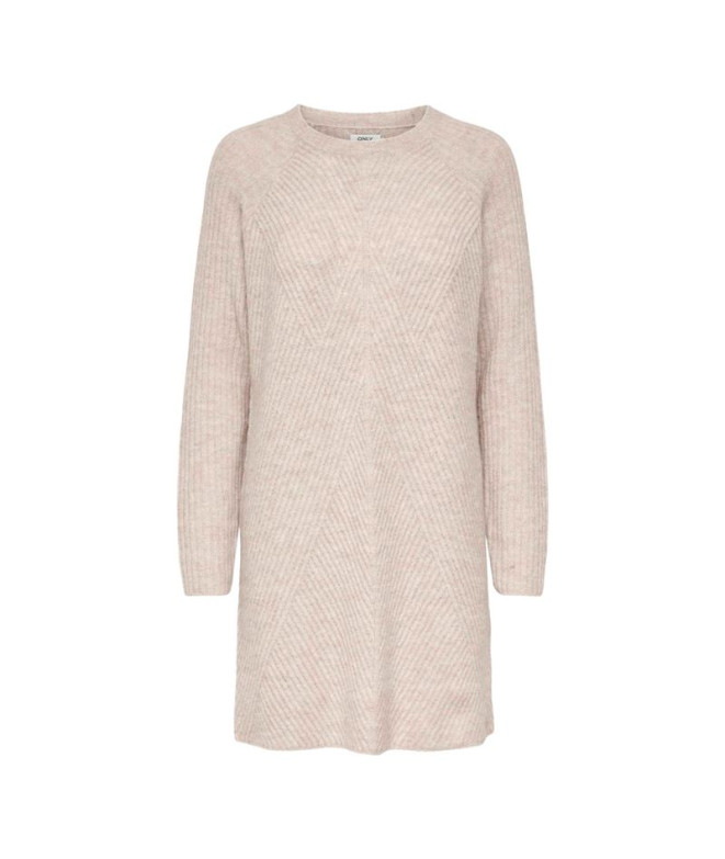 Vestido Only carol Light Gris Mujer