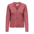 Sudadera Only carol Cardigan Crushed Berry Mujer