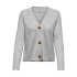 Sudadera Only carol Cardigan Light Gris Mujer