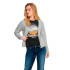 Sudadera Only carol Cardigan Light Gris Mujer