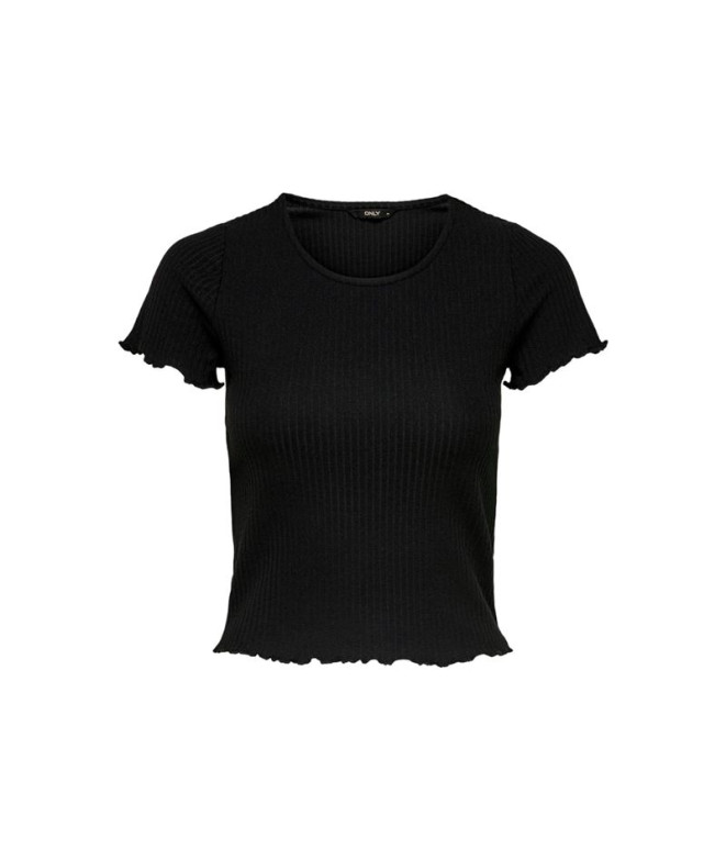 Camiseta Only Onlemma Negro Mujer