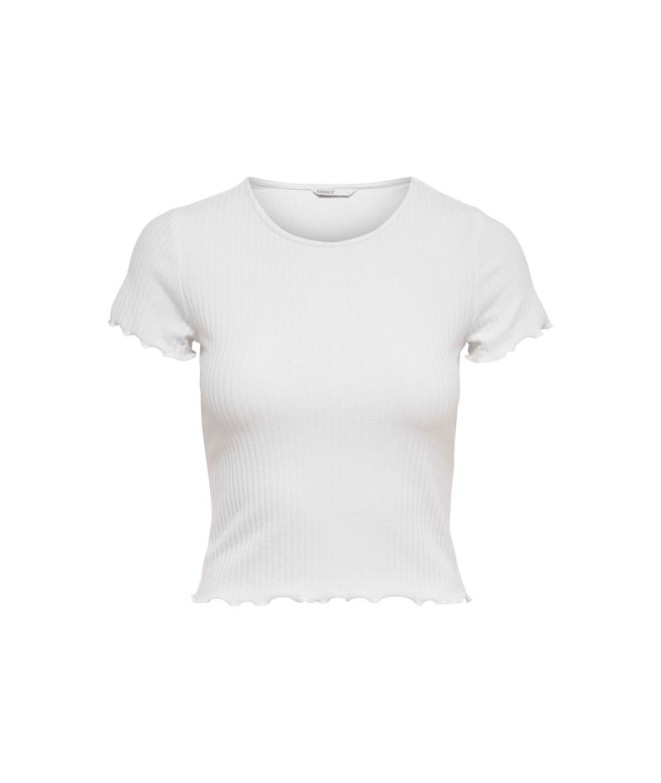 Camiseta Only Onlemma Blanco Mujer