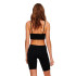 Top Only vicky Rib Seamless V- Negro Mujer