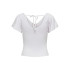Sudadera Only leelo S/S Back Eggnog Mujer