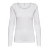 Camiseta Only live Love O Blanco Mujer