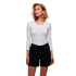 Camiseta Only live Love O Blanco Mujer