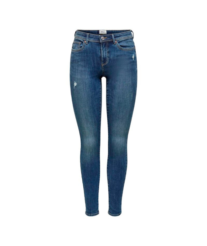 Pantalón Only wauw Mid Skinny Bj114-3 Medium...