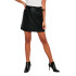 Falda Only Onlheidi Faux Leather Black Mujer