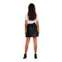 Falda Only Onlheidi Faux Leather Black Mujer