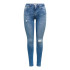 Pantalón Only power Mid PushDt Rea264 Medium Blue Denim Mujer