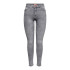 Pantalón Only power Mid Push Up Azg937 Grey Denim Mujer