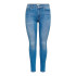 Pantalón Only ana Mid Skinny Medium Blue Denim Mujer