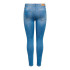 Pantalón Only ana Mid Skinny Medium Blue Denim Mujer
