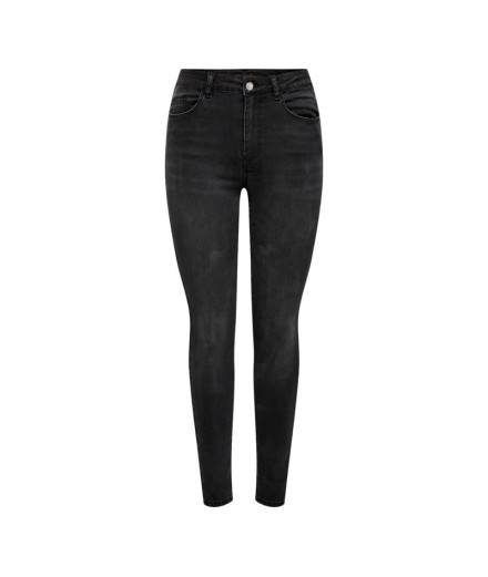 Pantalón Only ana Mid Skinny Black Mujer