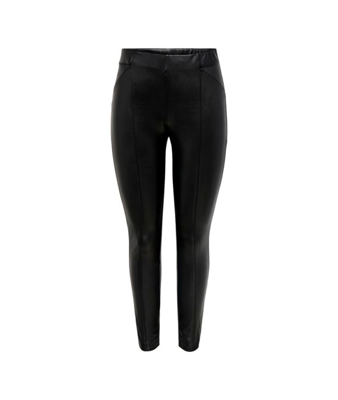 Pantalón Only jessie Fauxleather Black Mujer