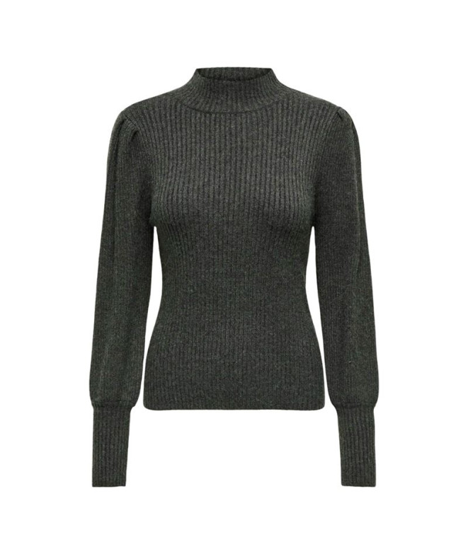 Sudadera Only katia High Dark Grey Melange Mujer