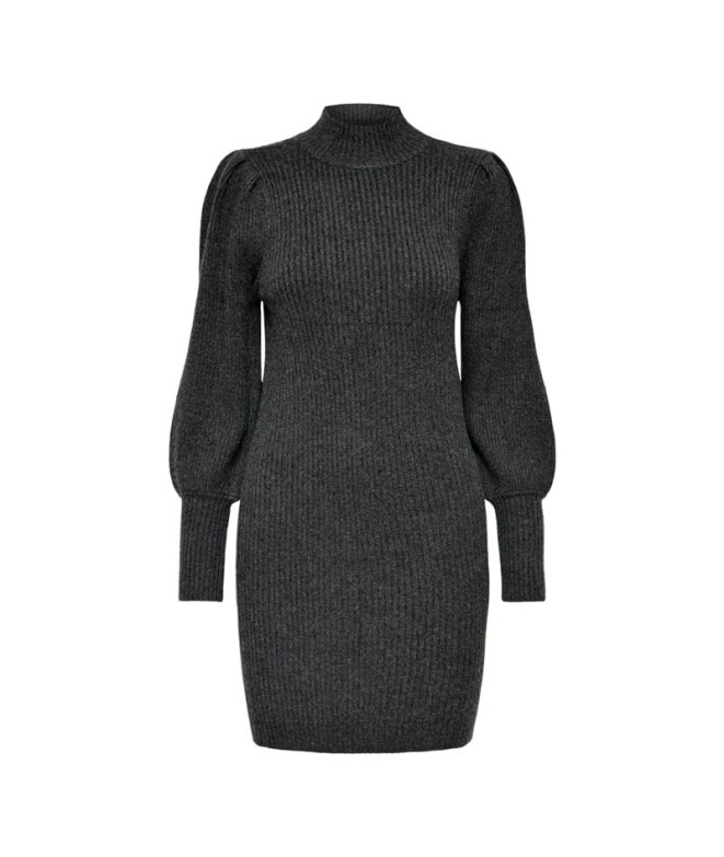 Vestido Only Onlkatia Dark Grey Melange Mujer