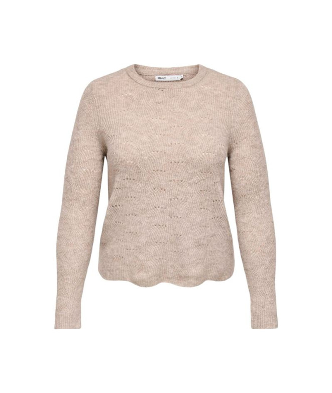 Sudadera Only Onllolli Taupe Gray Mujer