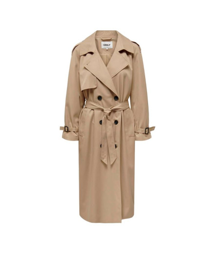Chaqueta Only chloe Trenchcoat Double B. Tannin Mujer
