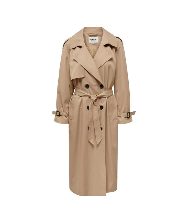 Chaqueta Only chloe Trenchcoat Double B. Tannin...