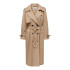 Chaqueta Only chloe Trenchcoat Double B. Tannin Mujer