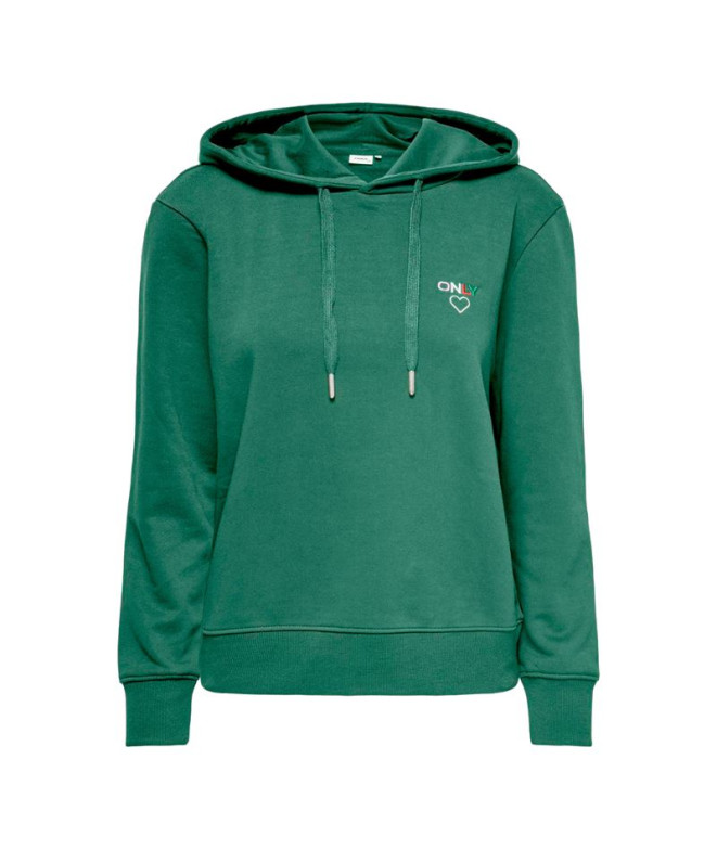 Sudadera Only noomi Logo Dark Ivy Mujer
