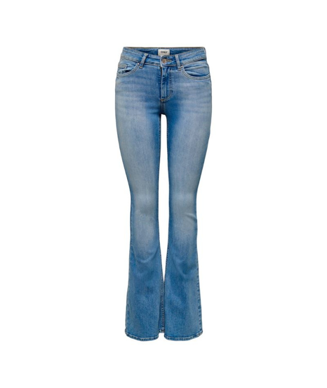 Pantalón Only blush Mid Flared Tai467 Light...