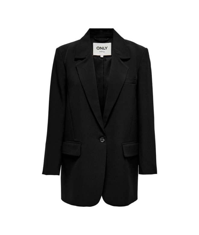 Chaqueta Only lana-Berry Ovs Tlr Black Mujer