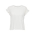 Camiseta Only Onliris/S Emb Cloud Dancer Mujer