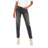 Pantalón Only emily Stretch St Ak Cro614 Dark Grey Denim Mujer