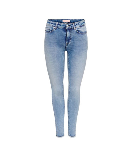 Pantalón Only Onlblush Mid Medium Blue Denim Mujer