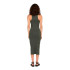 Vestido Only Onlbelfast S/L Midi Dress Jrs Noos Beluga