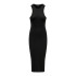 Vestido Only Onlbelfast S/L Midi Dress Jrs Noos Black