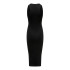 Vestido Only Onlbelfast S/L Midi Dress Jrs Noos Black