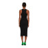 Vestido Only Onlbelfast S/L Midi Dress Jrs Noos Black