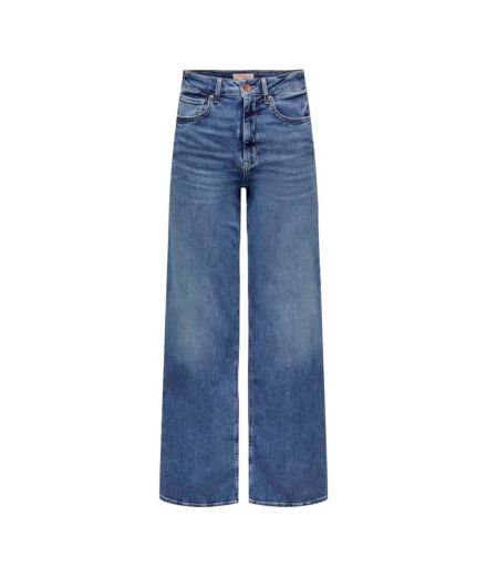 Pantalón Only madison Blush Wide Cro372 Medium Blue Denim...