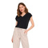 Camiseta Only Onlfree Life Mod.V-Neck Black Mujer