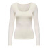 Camiseta Only ea 2-Way Deep Cloud Dancer Mujer