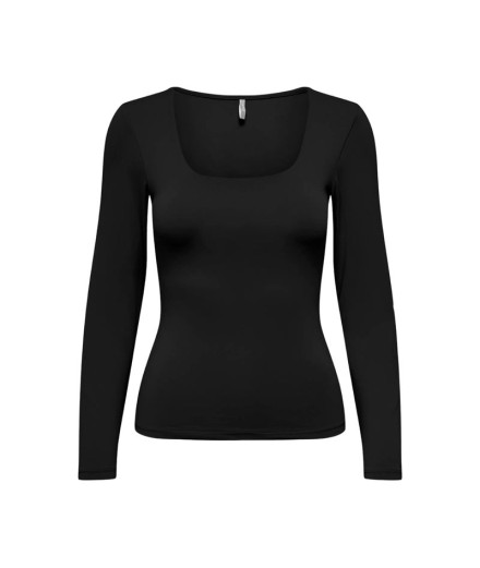 Camiseta Only ea 2-Way Deep Black Mujer
