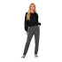 Pantalón Only poptrash-Elise Easy Melange Dark Grey Melange Mujer