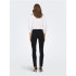Vaqueros Only ultimate King Reg Cry100 Black Denim Mujer
