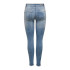 Vaqueros Only Royal Highblush Ankle Jeans Skninny Fit Light Blue Denim Mujer