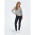 Jersey Only lesly Kings Medium Grey Melange Mujer