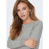 Jersey Only lesly Kings Medium Grey Melange Mujer
