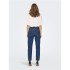 Vaqueros Only emily HW Jeans Straight Dark Blue Denim Mujer
